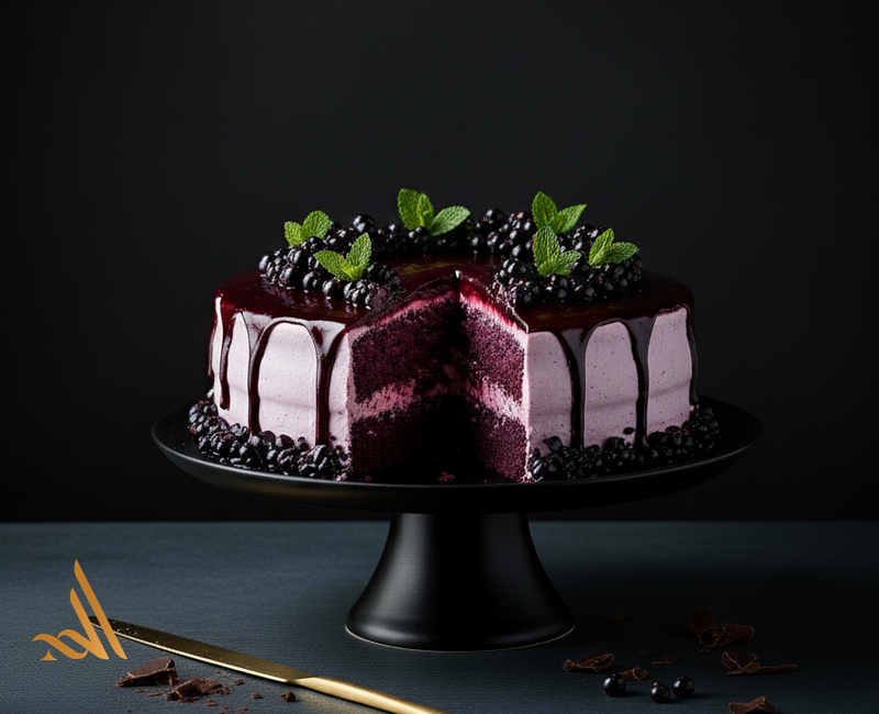 BLACK CURRENT CAKE 